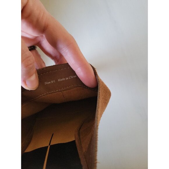 Dolce Vita Tan Shyann Suede Leather Mules Size 9.5 - Picture 9 of 9